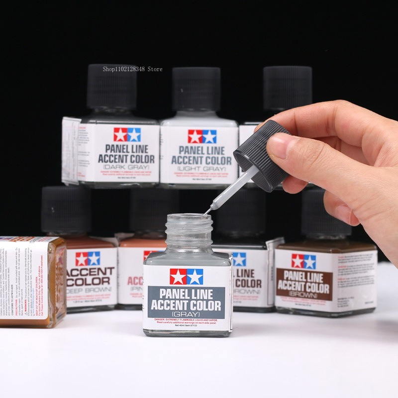Tamiya Model Paint Set - 패널 라인 액센트 컬러 40ml 에나멜