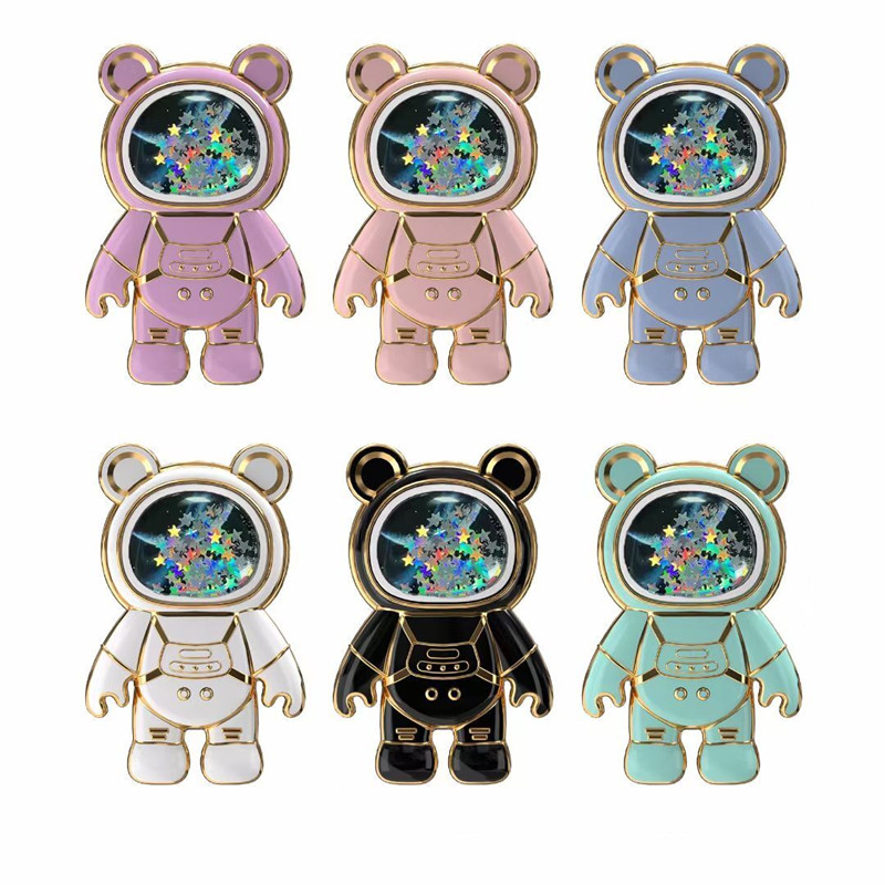 Pop Display Shelf - Quicksand Space Bear 전화 스탠드 홀더