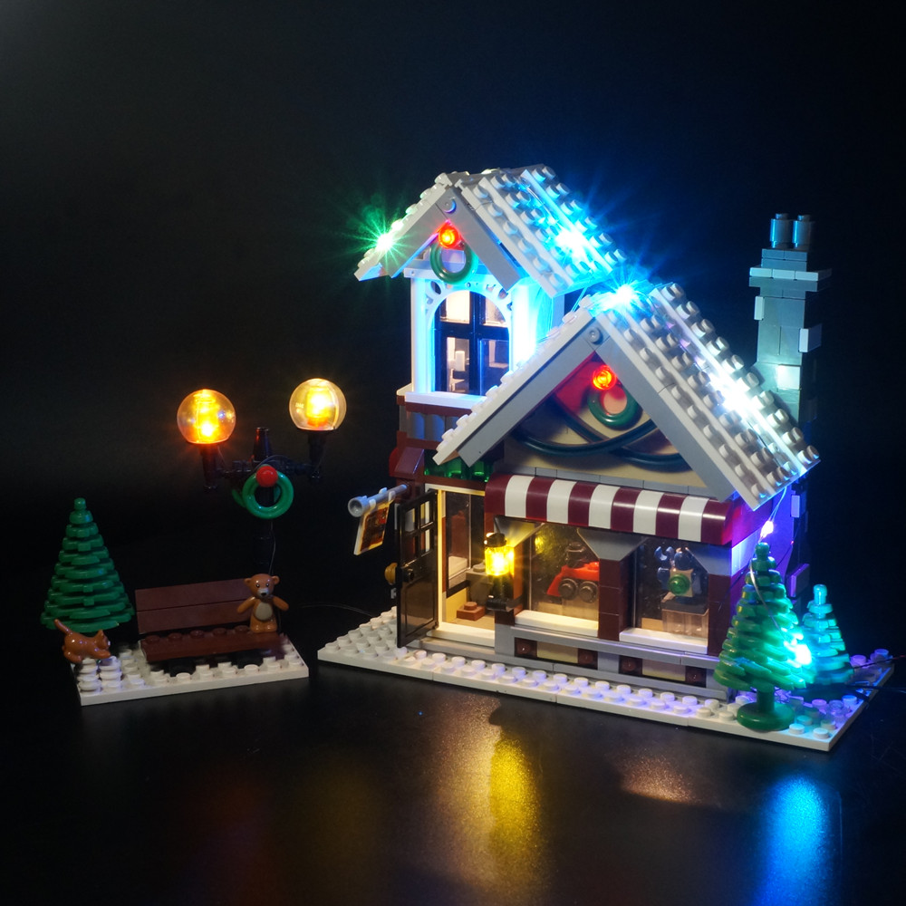 Lego Set Creator - 크리에이터 겨울 마을 장난감 가게용 LED
