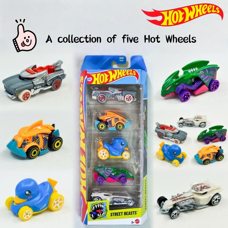 Hot Wheels Car Track Sets - 핫휠 합금 소형 러닝카 5종 세트