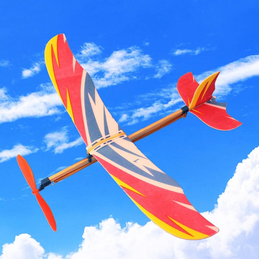 Model Airplane Plastic - 10PCS 비행기 모델 고무줄 구동 글라이더