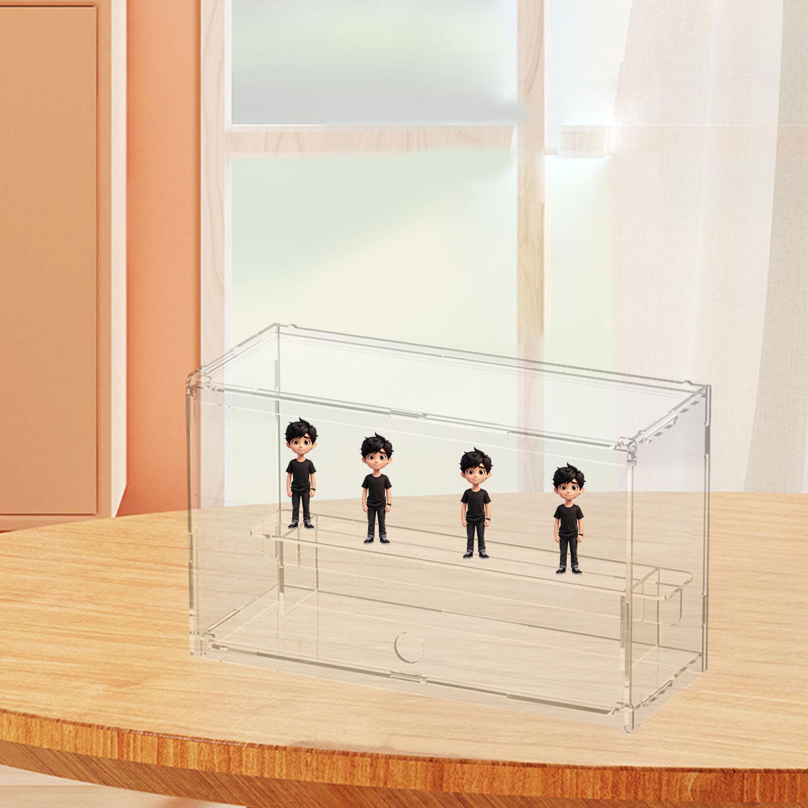 Action Figure Stand - 투명 디스플레이 케이스 모델 디스플레이 케이스