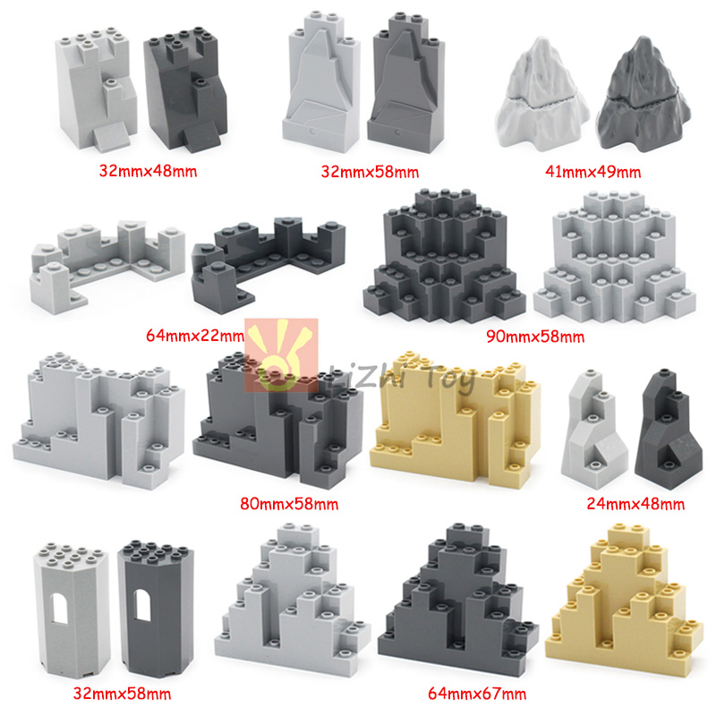 Lego Set Creator - MOC 벽돌 성 산 Rockery 정원
