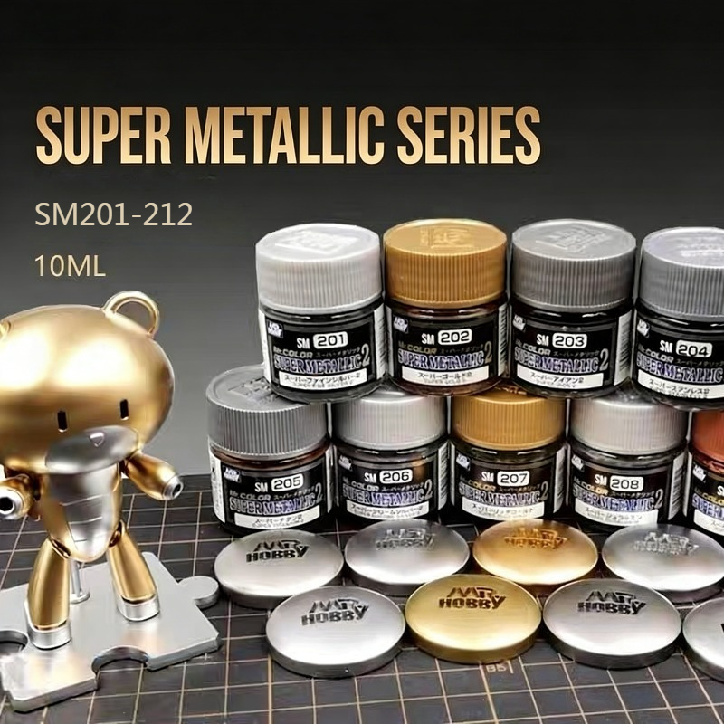 10ML 슈퍼 전기도금 효과 메탈릭 오일 페인트 새로운 - Tamiya Model Paint Set 리뷰 및 가격