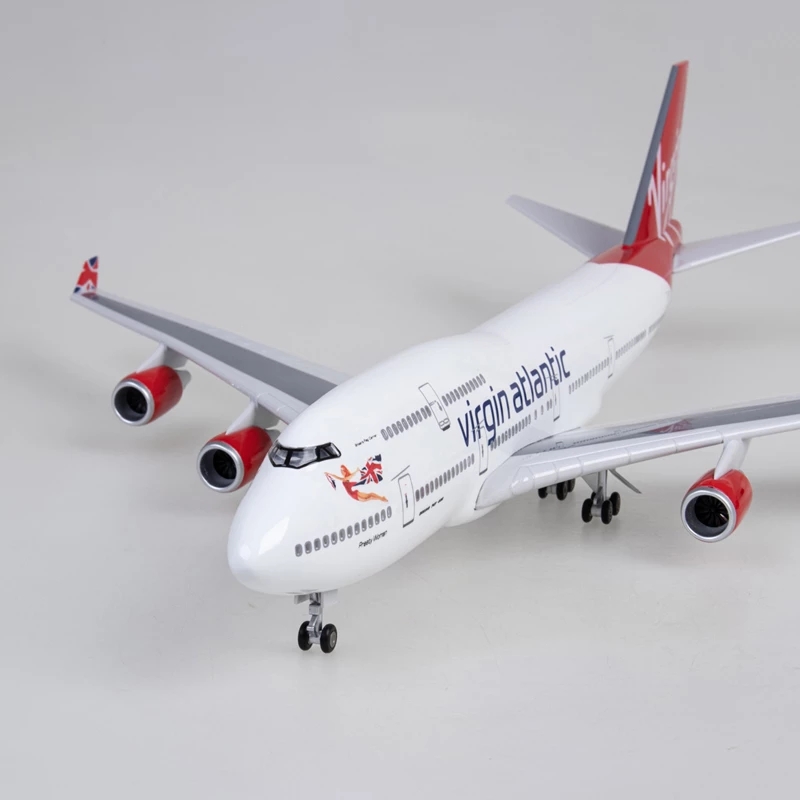 47cm 버진 아틀란틱 B747 비행기 모형 레진 플라 - Model Airplane Plastic 리뷰 및 가격
