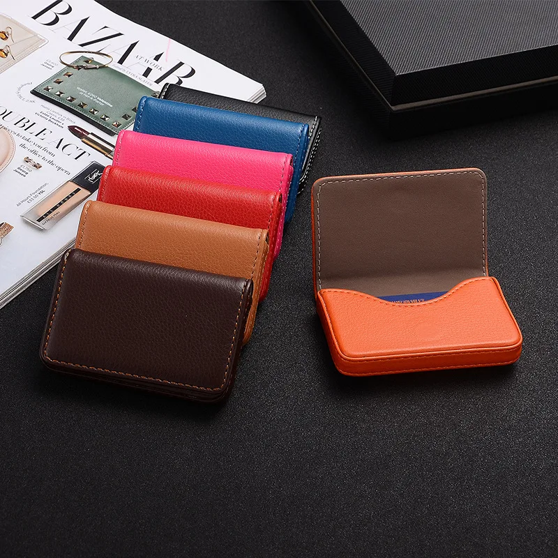 2026 PU 가죽 명함 홀더, 마그네틱 버클 슬림 포 - Card Top Loader 리뷰 및 가격