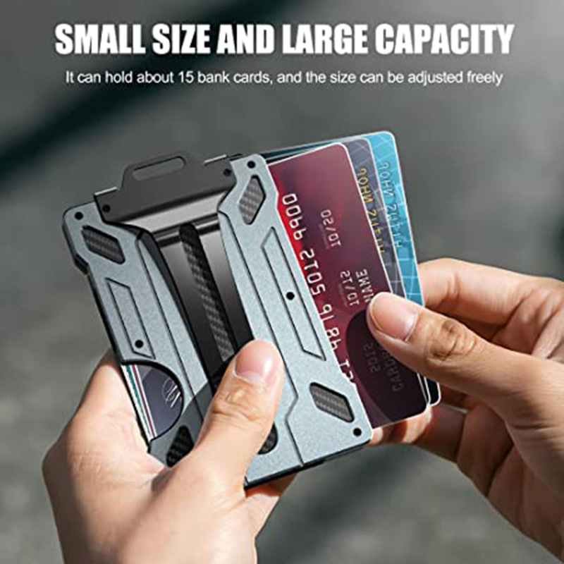 RFID 패션 카드 지갑 신용카드 홀더 다중 카드 슬롯 - Card Top Loader 리뷰 및 가격