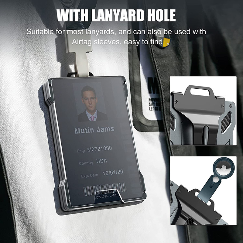 RFID 패션 카드 지갑 신용카드 홀더 다중 카드 슬롯 - Card Top Loader 리뷰 및 가격