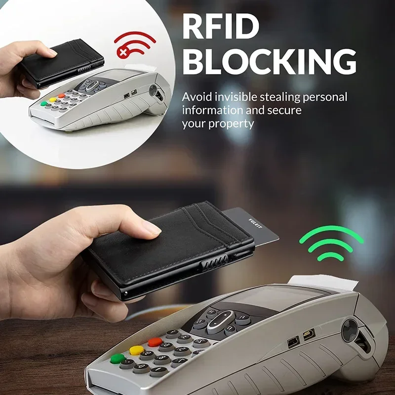 남성용 미니멀리스트 지갑 럭셔리 신용카드 홀더 동전 지 - Card Top Loader 리뷰 및 가격