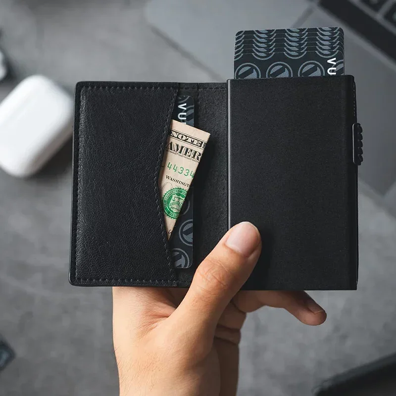 남성용 미니멀리스트 지갑 럭셔리 신용카드 홀더 동전 지 - Card Top Loader 리뷰 및 가격