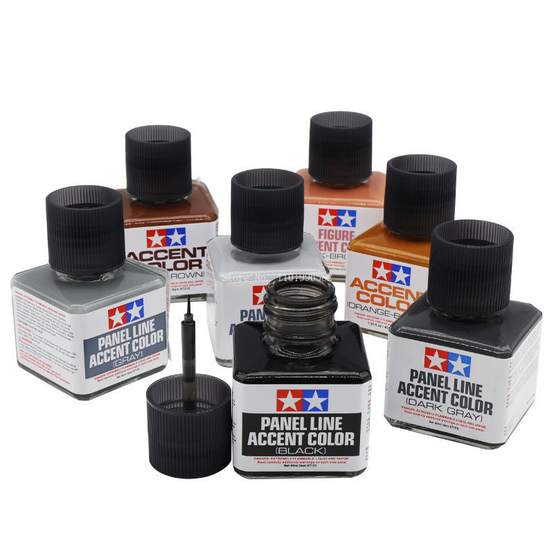 40ml 패널 라인 액센트 컬러 에나멜 페인트 틴너 다 - Tamiya Model Paint Set 리뷰 및 가격