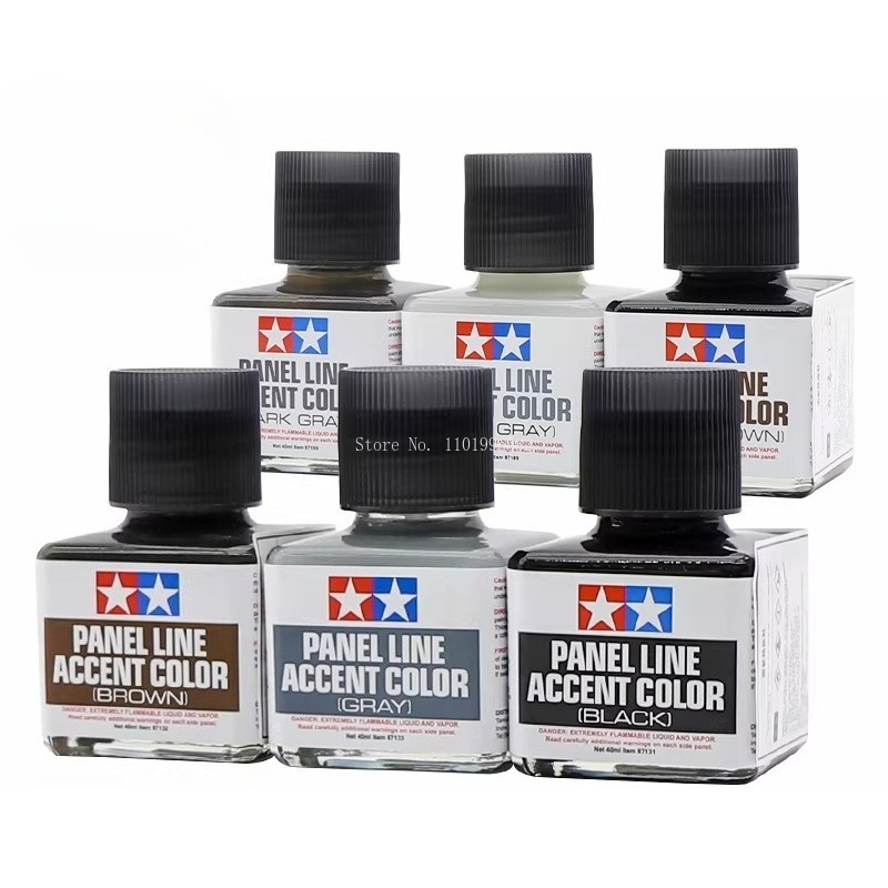 40ml 패널 라인 액센트 컬러 에나멜 페인트 틴너 다 - Tamiya Model Paint Set 리뷰 및 가격