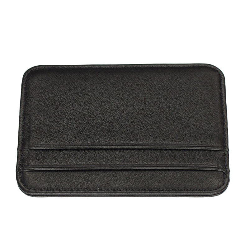 진짜 가죽 명함 지갑 남성 비즈니스 신분증 카드홀더 진 - Card Top Loader 리뷰 및 가격