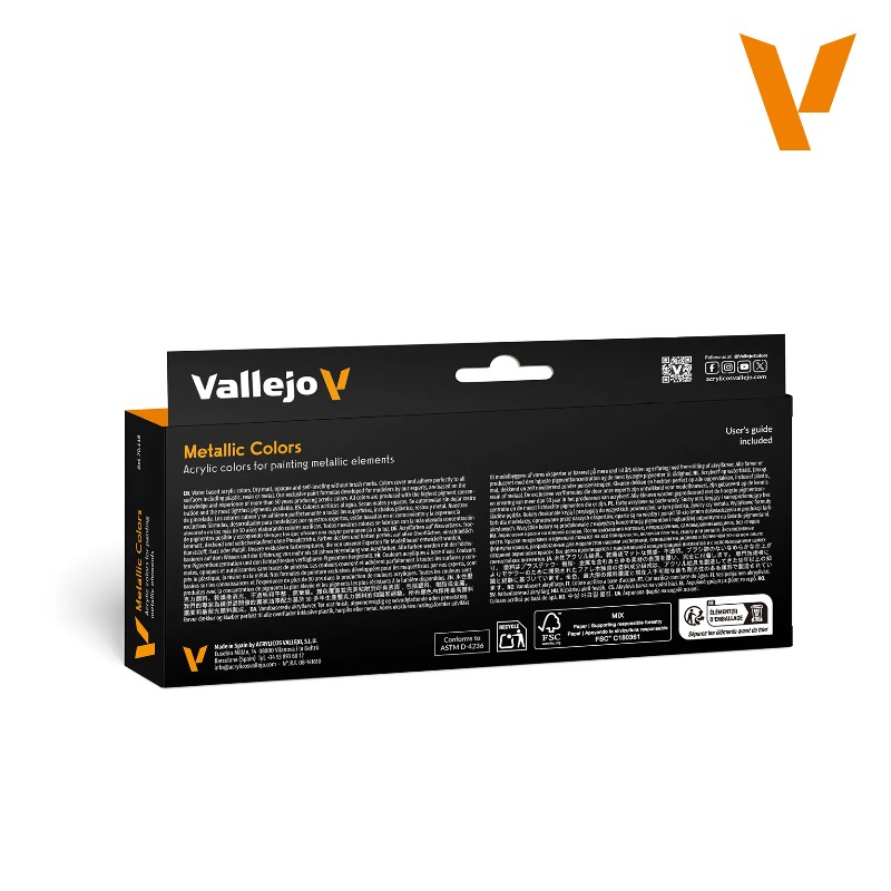 Vallejo 70118 금속 색상 환경 친화적인 수성 - Tamiya Model Paint Set 리뷰 및 가격