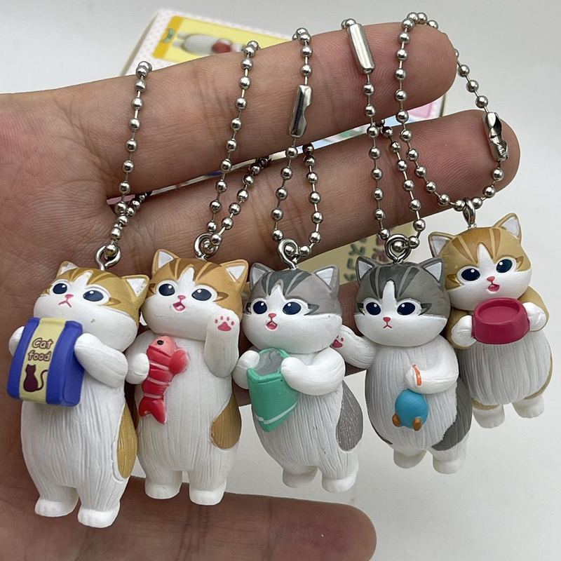 모후산드 귀여운 고양이 키체인 블라인드 박스 귀여운 애 - Action Figure Stand 리뷰 및 가격