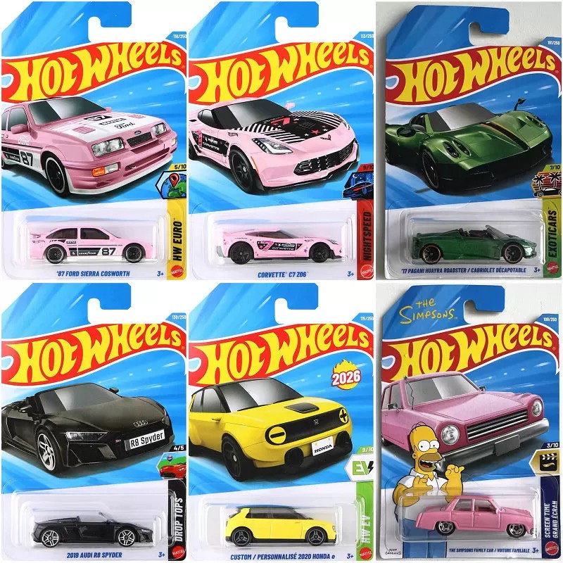 핫휠 1/64 메인라인 시리즈 E 케이스 심슨스 파가니 - Hot Wheels Car Mainline 리뷰 및 가격