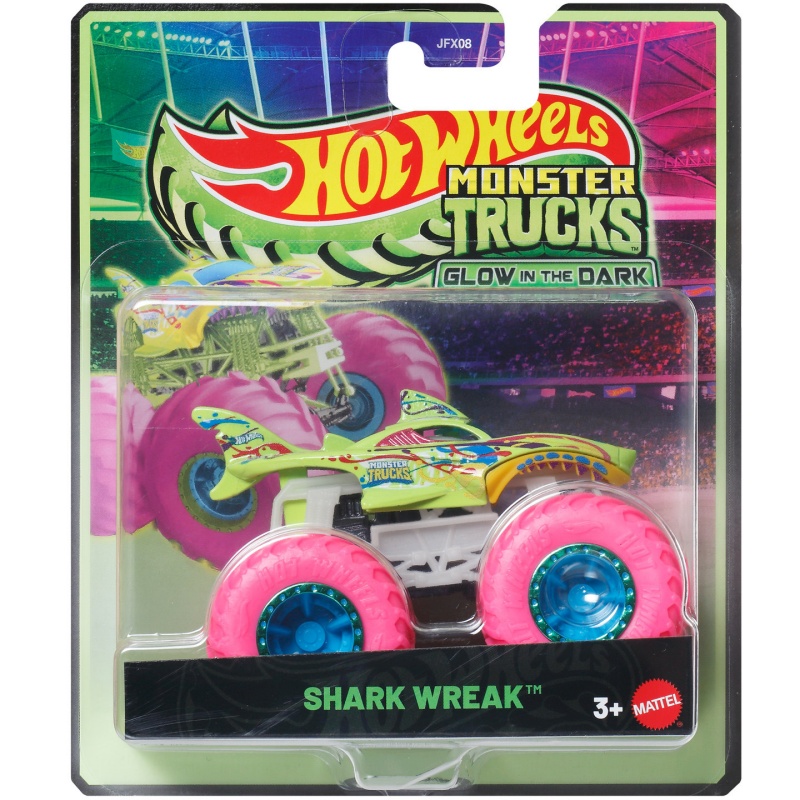 마텔 핫휠 몬스터 트럭 야광 샤크 레크 JFX08 -  - Hot Wheels Car Mainline 리뷰 및 가격
