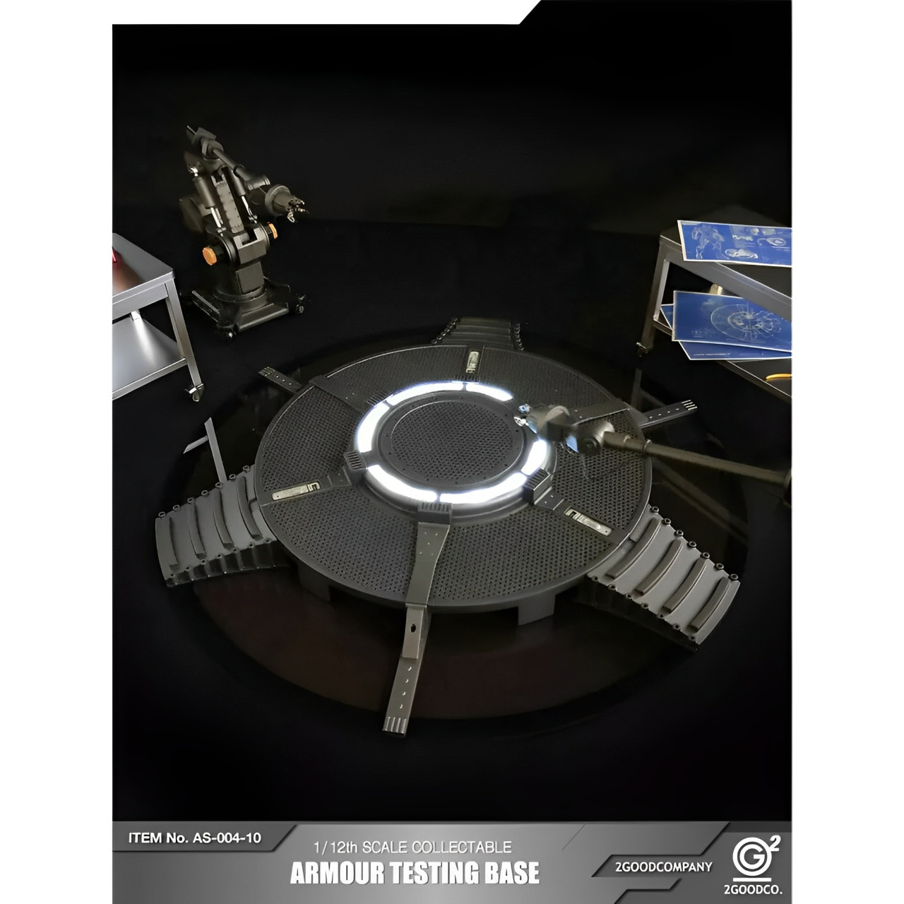 재고 있음 1/12 스케일 기계식 팔 유지보수 베이 작 - Action Figure Stand 리뷰 및 가격