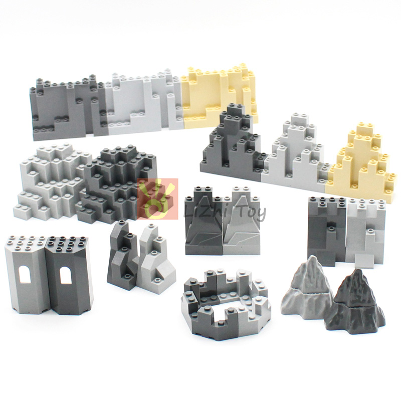 MOC 벽돌 성 산 Rockery 정원 건축 DIY E - Lego Set Creator 리뷰 및 가격