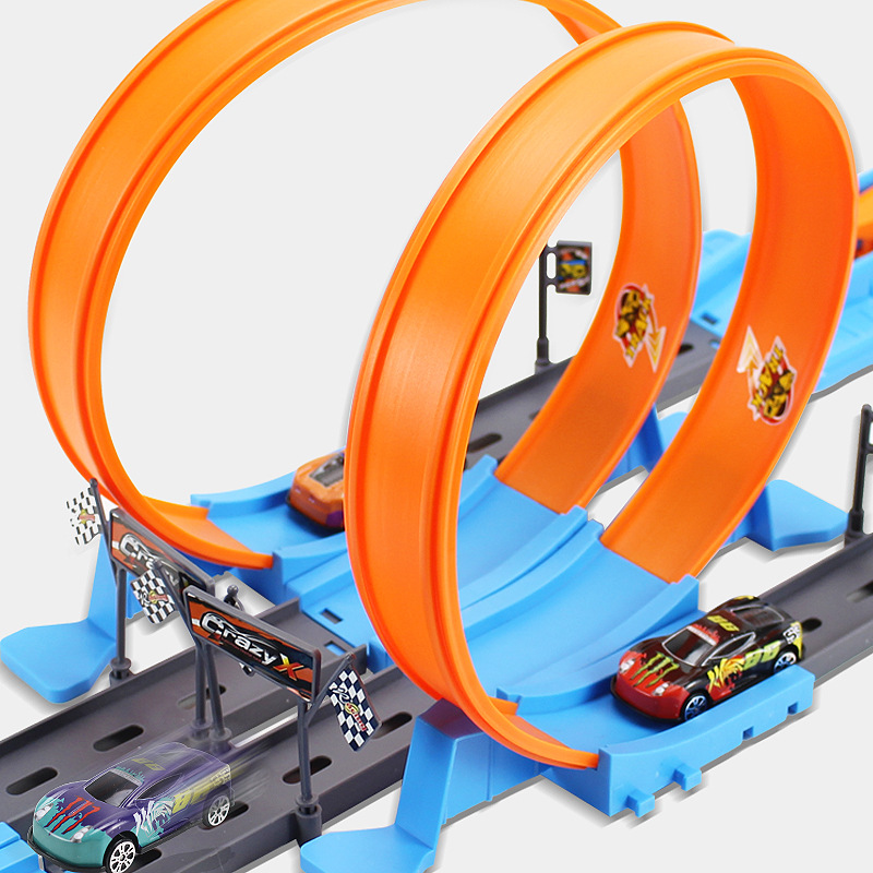 핫 스턴트 스피드 더블 카 휠 모델 레이싱 트랙, DI - Hot Wheels Car Track Sets 리뷰 및 가격